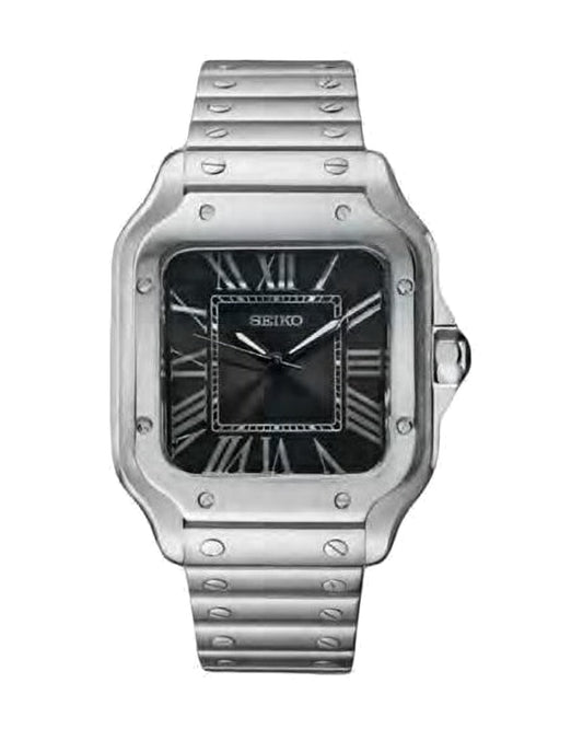 Santos Grafito Seiko mod, de frente