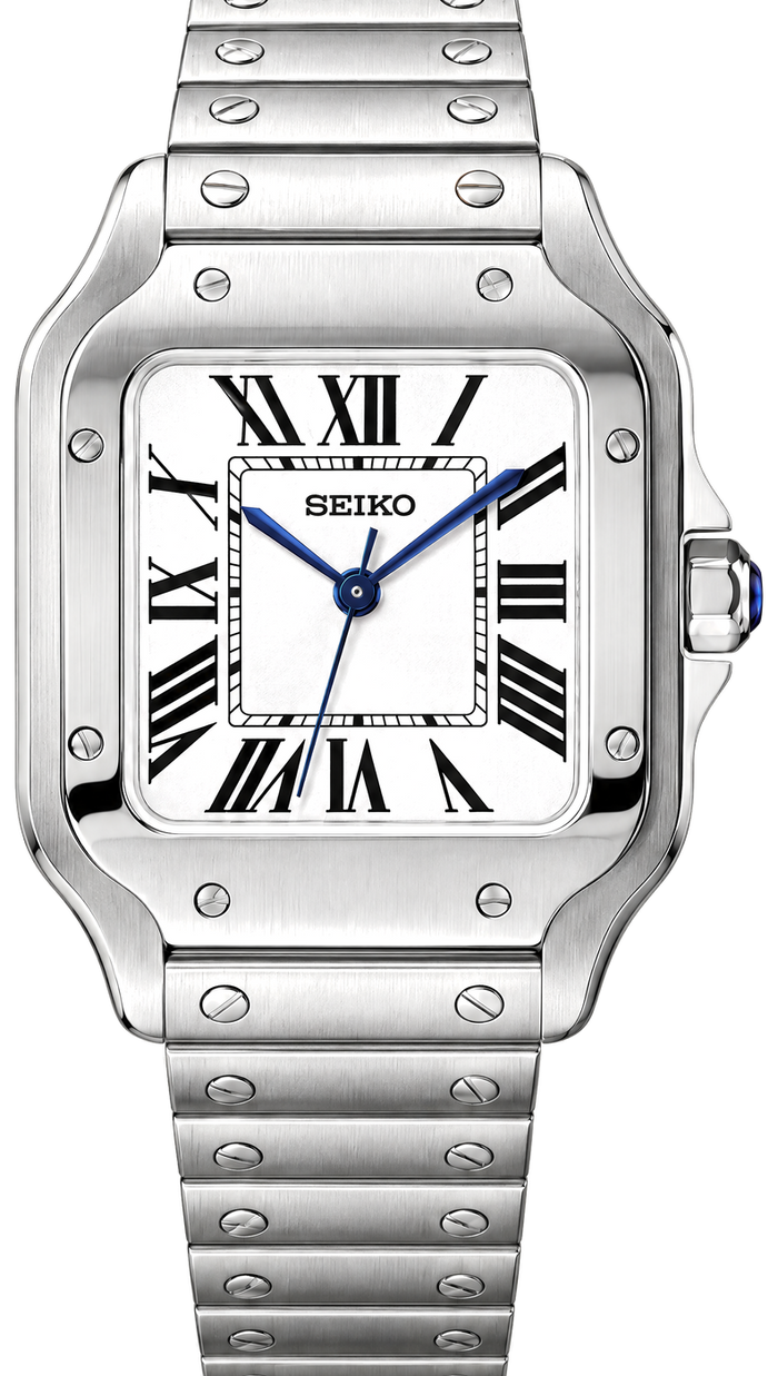 Santos Blanco Seiko mod