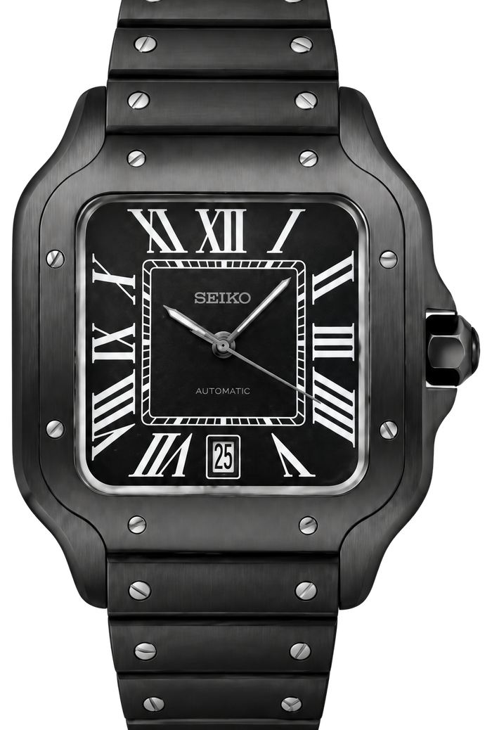 Santos Medianoche Seiko mod